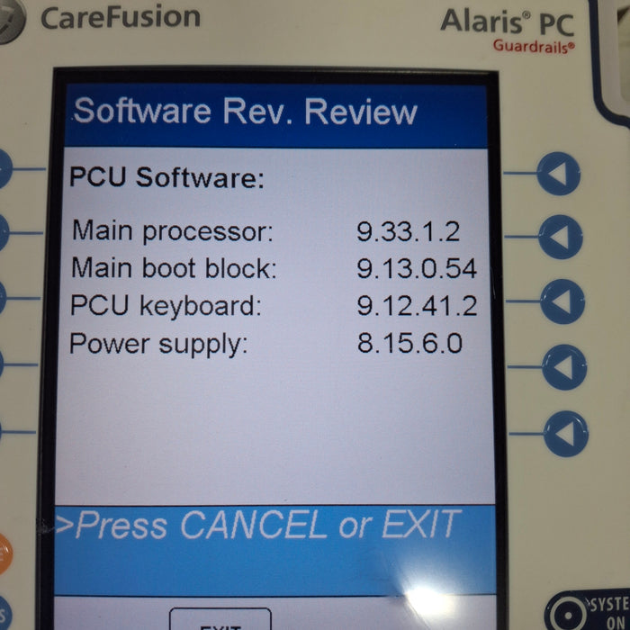 CareFusion Alaris 8015 Large Screen POC Infusion Pump