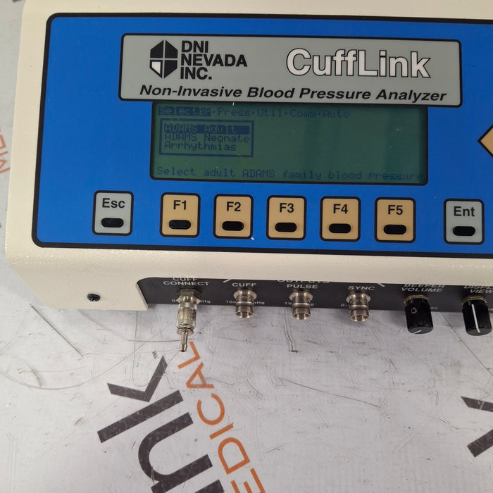 Dynatech DNI Nevada Dynatech DNI Nevada Fluke Cufflink Non-Invasive BP Analyzer Test Equipment reLink Medical