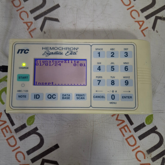 ITC Medical Hemochron Signature Elite rapid whole blood testing