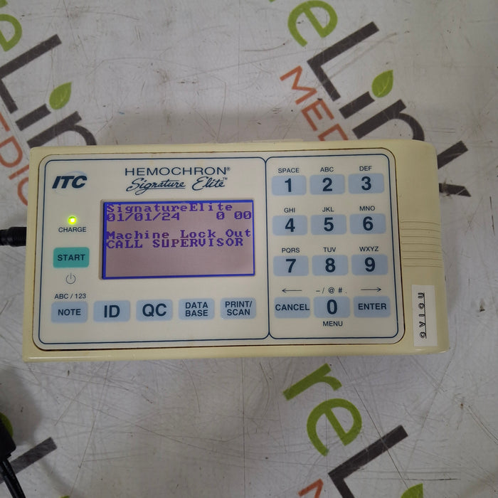 ITC Medical Hemochron Signature Elite rapid whole blood testing