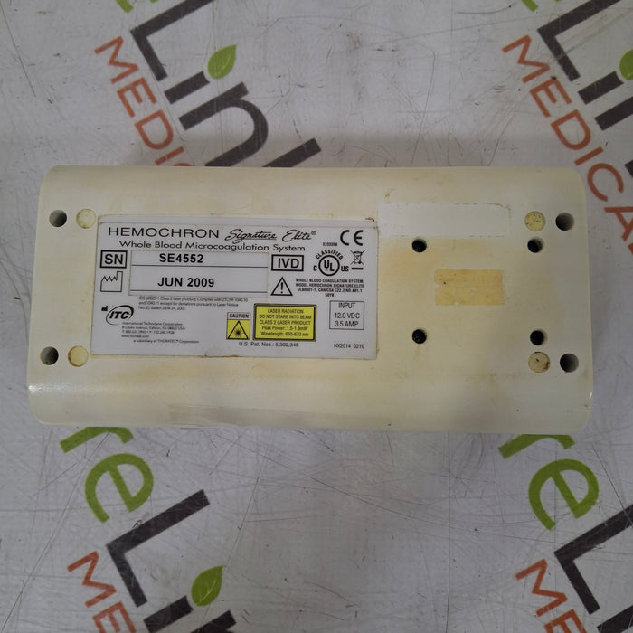 ITC Medical Hemochron Signature Elite rapid whole blood testing