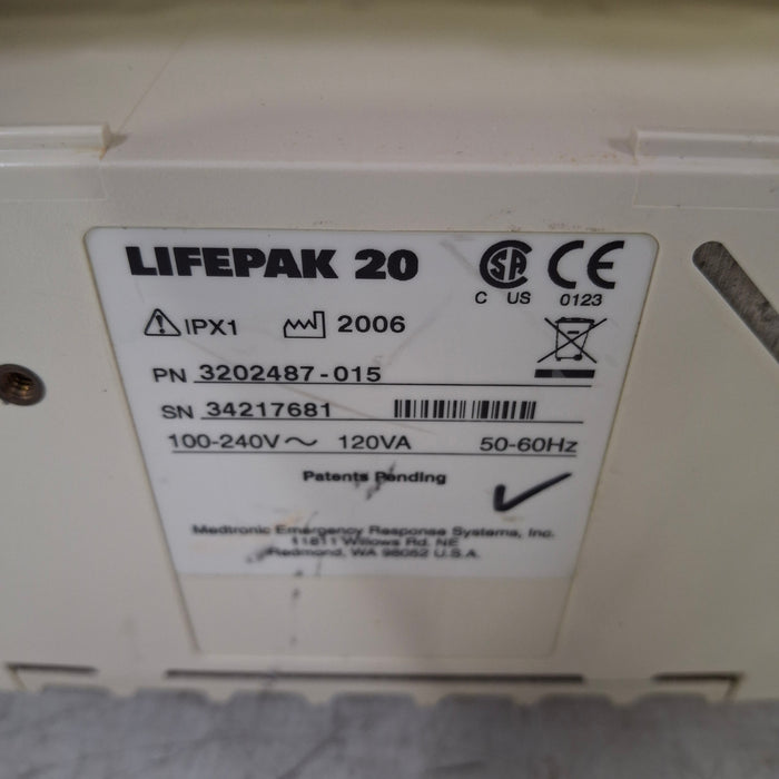 Physio-Control Physio-Control LifePak 20 Defibrillator Defibrillators reLink Medical