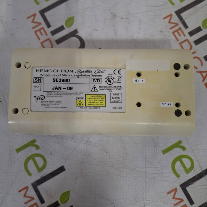 ITC Medical ITC Medical Hemochron Signature Elite rapid whole blood testing Research Lab reLink Medical