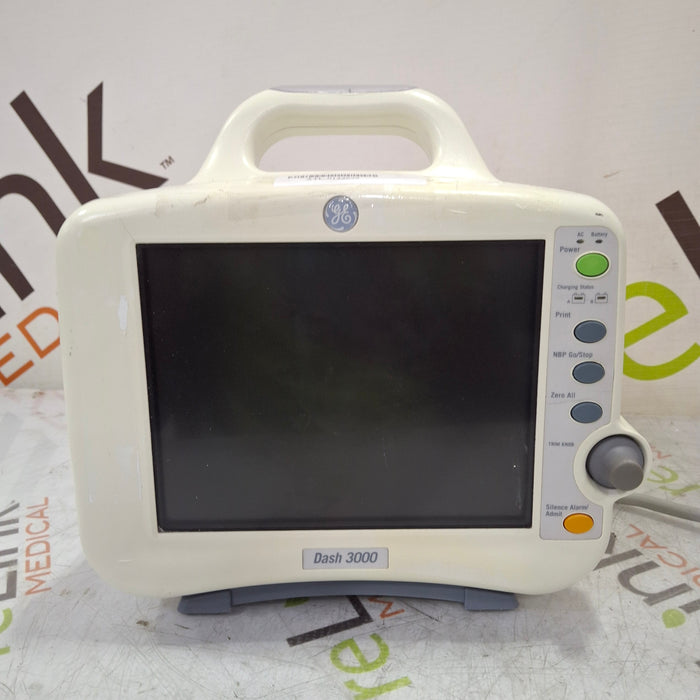 GE Healthcare Dash 3000 - GE/Nellcor SpO2 Patient Monitor