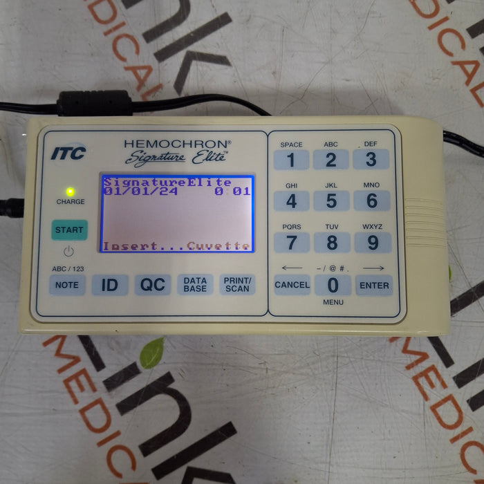 ITC Medical Hemochron Signature Elite rapid whole blood testing