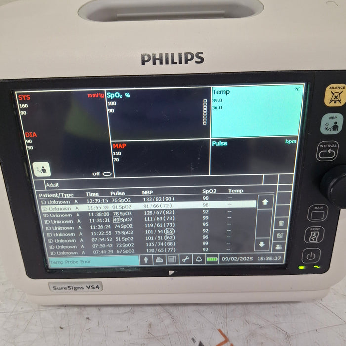 Philips SureSigns VS4 Vital Signs Monitor