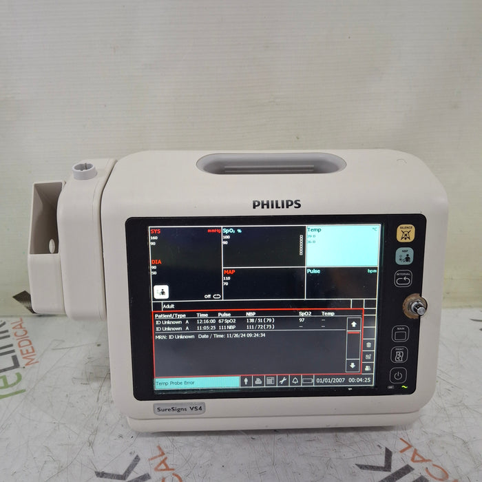 Philips Philips SureSigns VS4 Vital Signs Monitor Patient Monitors reLink Medical