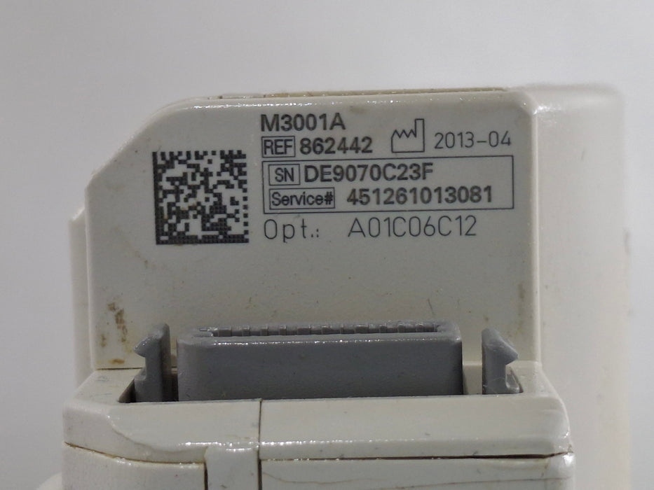Philips M3001A-A01C06C12 Fast SpO2, NIBP, 12 lead ECG, Temp, IBP MMS Module