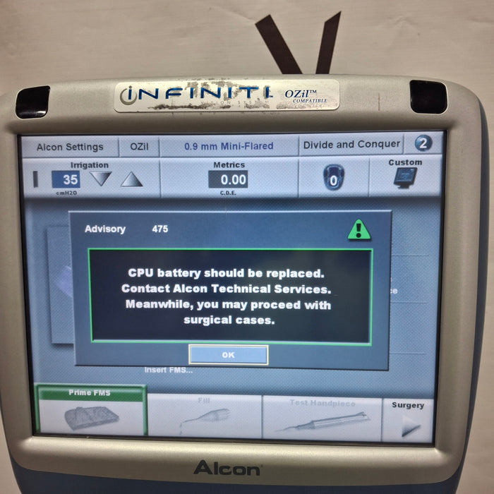 Alcon Laboratories Inc Alcon Laboratories Inc Infiniti w/ Ozil Phacoemulsifier Ophthalmology reLink Medical