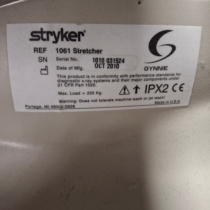 Stryker Stryker 1061 Stretcher Beds & Stretchers reLink Medical