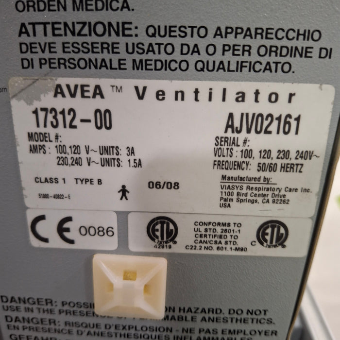 CareFusion Avea Ventilator