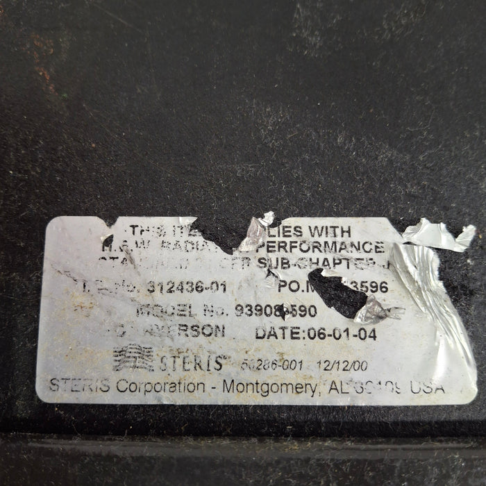 Amsco 93908-590-7 Adjustable Head Board 3080/3085SP