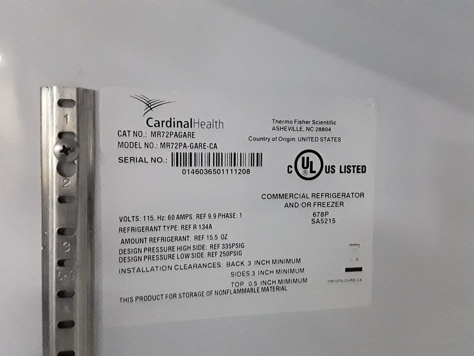 Cardinal Health Pro Series Lab Refrigerator