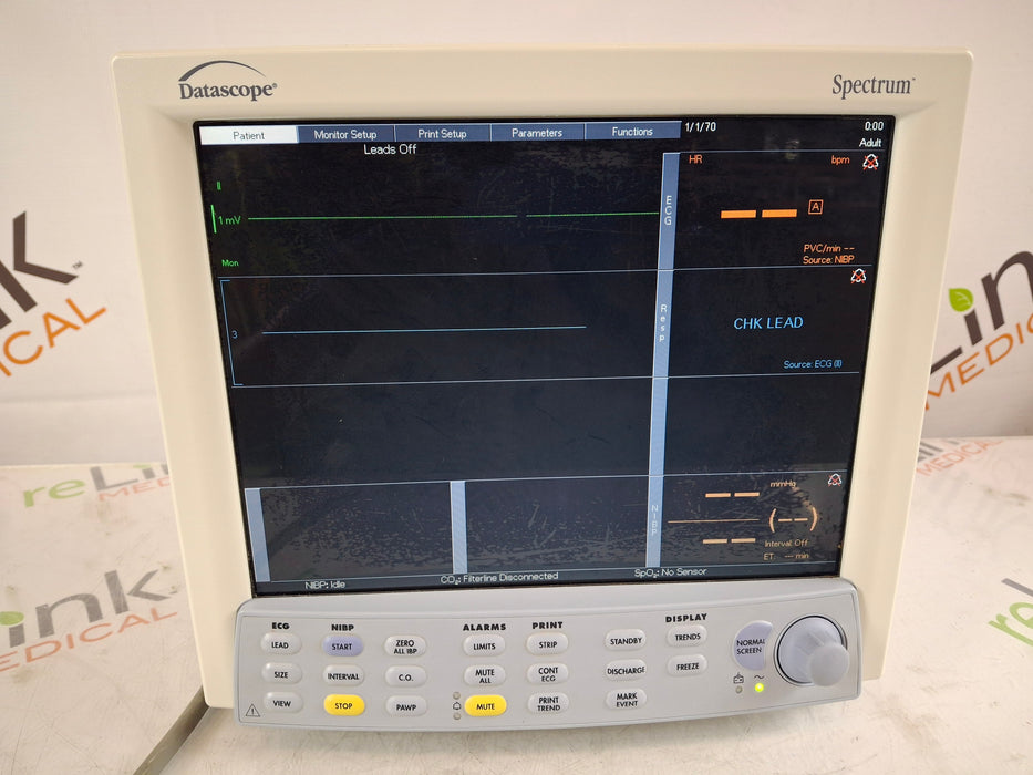 Datascope Spectrum w/CO2 Patient Monitor
