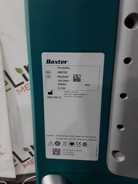 Gambro Gambro Prismaflex Dialysis Machine Dialysis reLink Medical