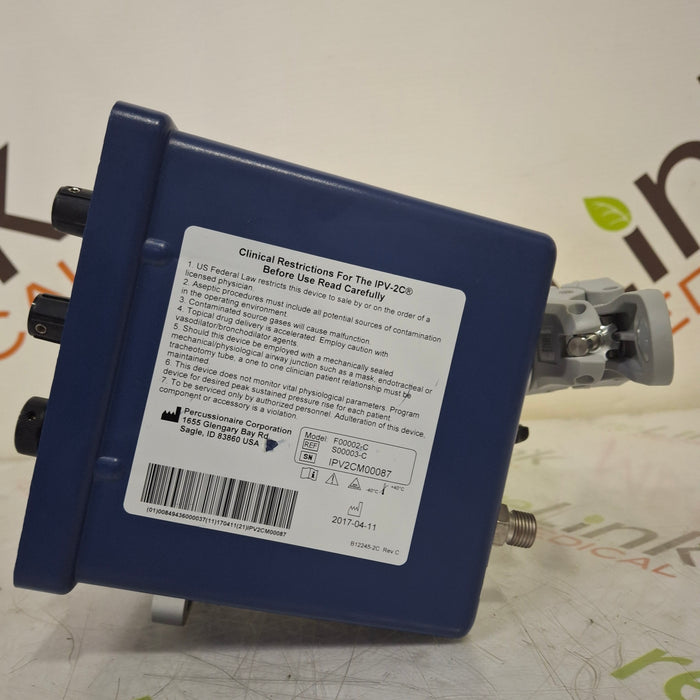 Percussionaire Percussionaire IPV-2C Intrapulmonary Percussionator Respiratory reLink Medical