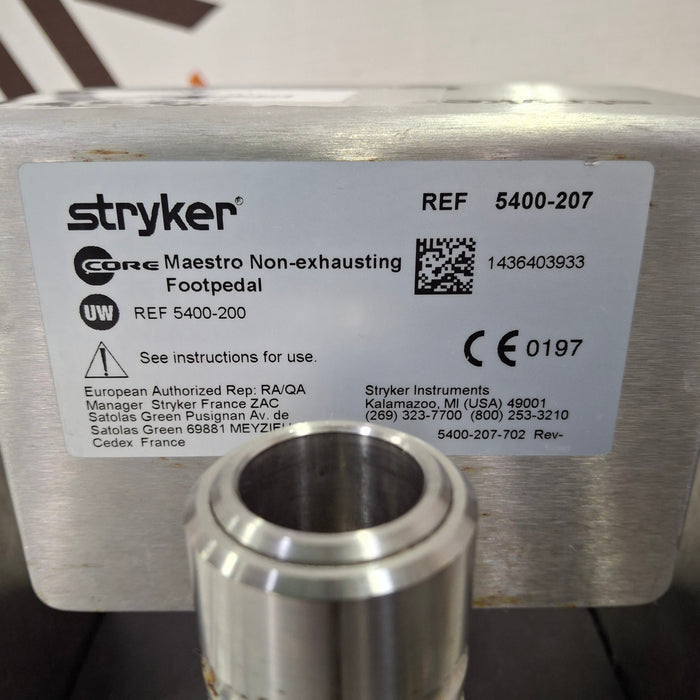 Stryker 5400-200 Maestro Foot Pedal