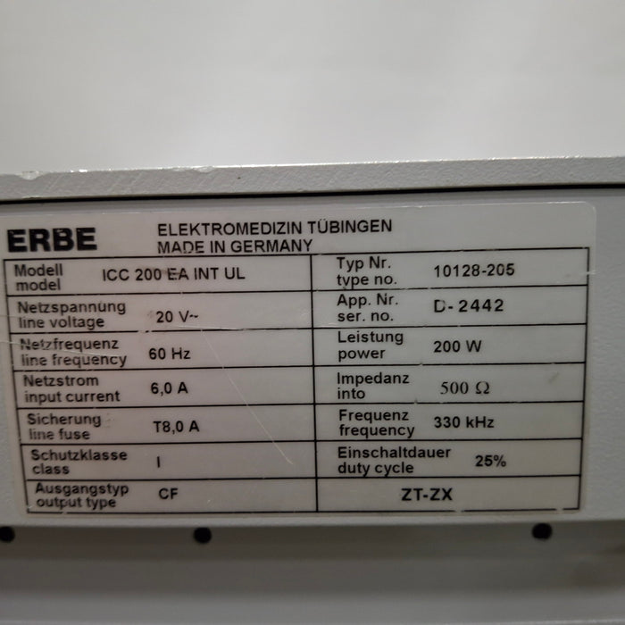 Erbe Erbe ICC 200/APC 300 ESU Electrosurgical Electrosurgical Units reLink Medical