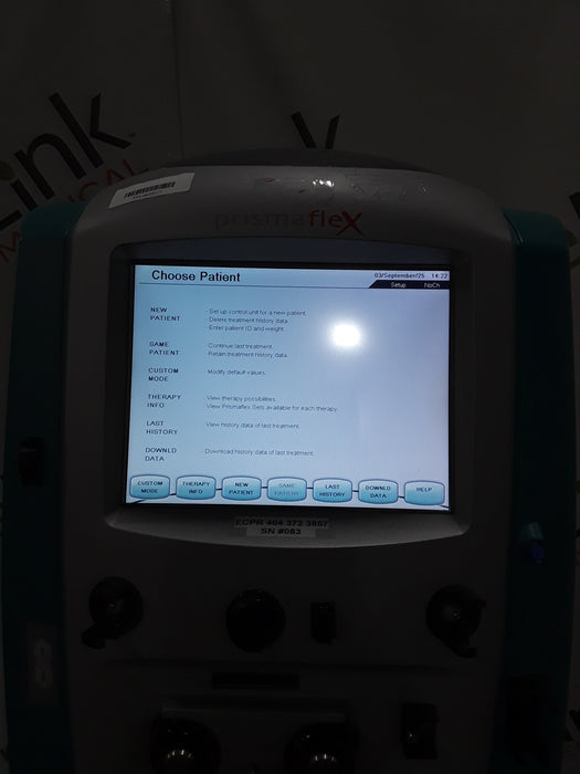 Gambro Prismaflex Dialysis Machine