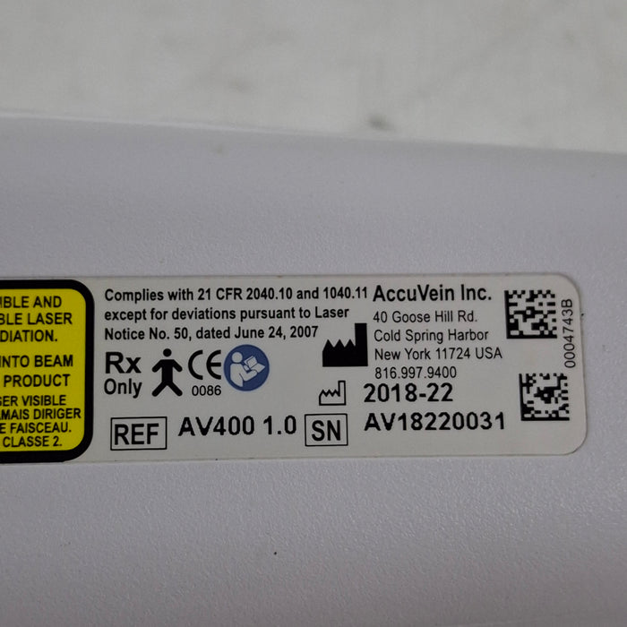 AccuVein AV400 UV Light Vein Finder