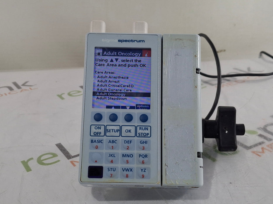Baxter Baxter Sigma Spectrum 8.01.00 with A/B/G/N Battery Infusion Pump Infusion Pump reLink Medical
