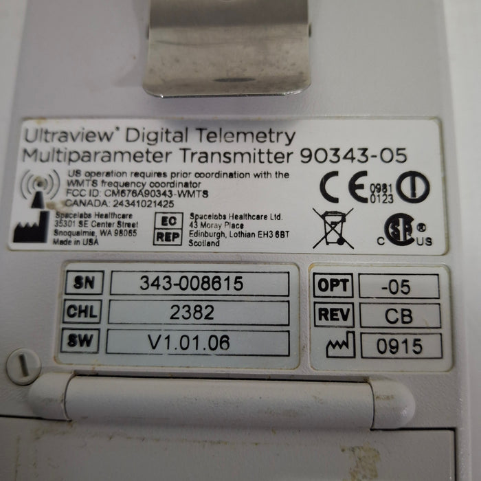 Spacelabs Healthcare Spacelabs Healthcare 90343-05 Telemetry Transmitter Patient Monitors reLink Medical