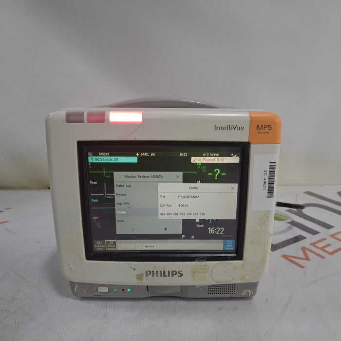 Philips Philips Intellivue MP5 - ECG, Fast SpO2, NIBP Patient Monitor Patient Monitors reLink Medical