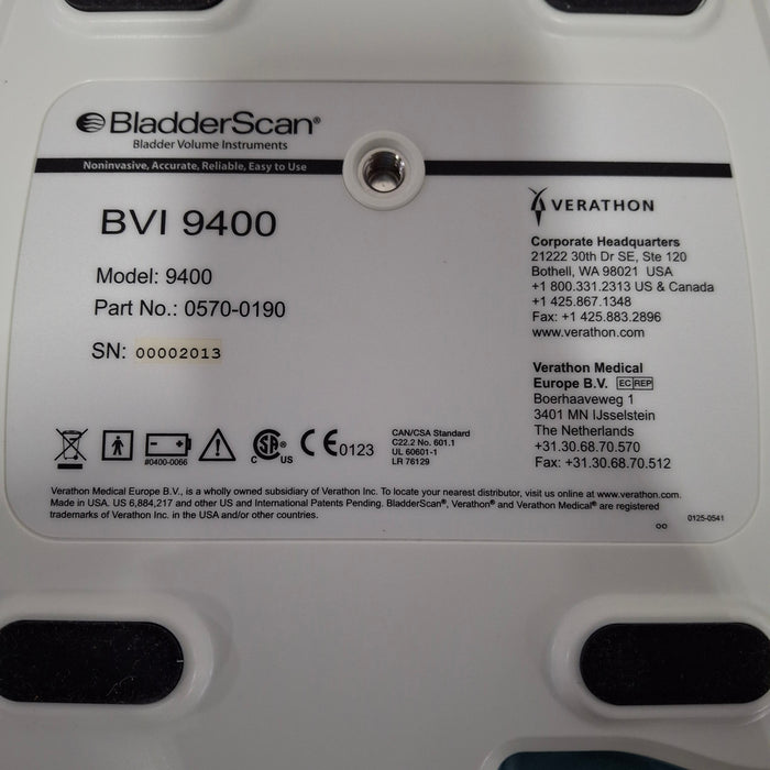 Verathon Medical, Inc Verathon Medical, Inc BVI 9400 Bladderscan Surgical Equipment reLink Medical