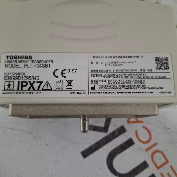 Toshiba Toshiba PLT-704SBT Linear Transducer Ultrasound Probes reLink Medical