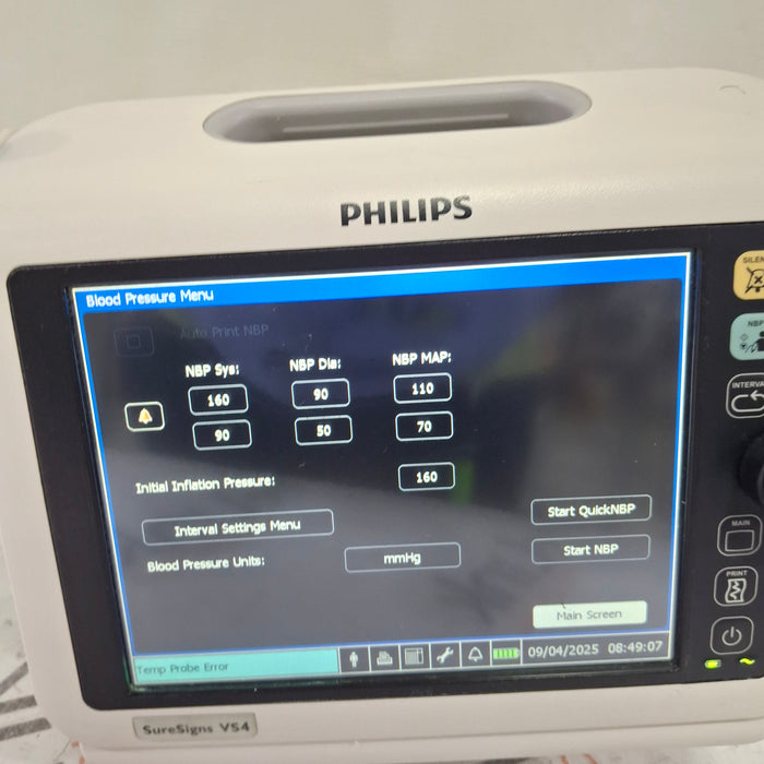 Philips SureSigns VS4 Vital Signs Monitor