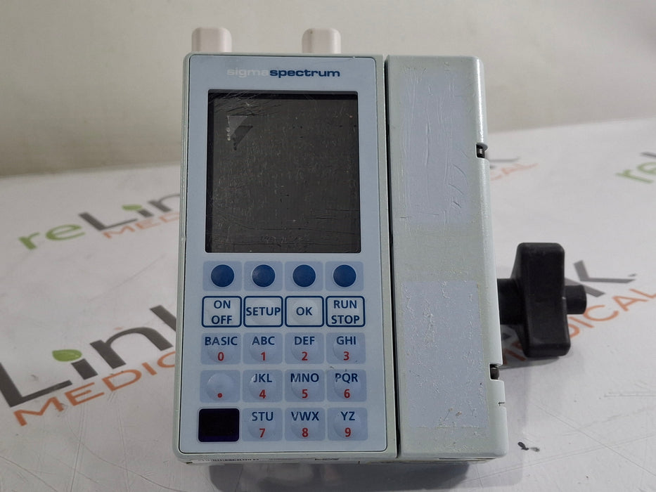 Baxter Sigma Spectrum 8.00.03 w/ A/B/G/N Battery Infusion Pump