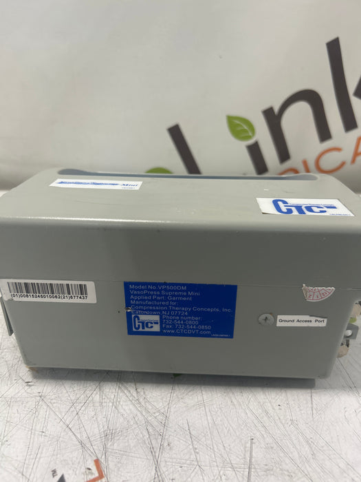 CTC CTC VasoPress Supreme Mini VP500DM Pump Surgical Equipment reLink Medical