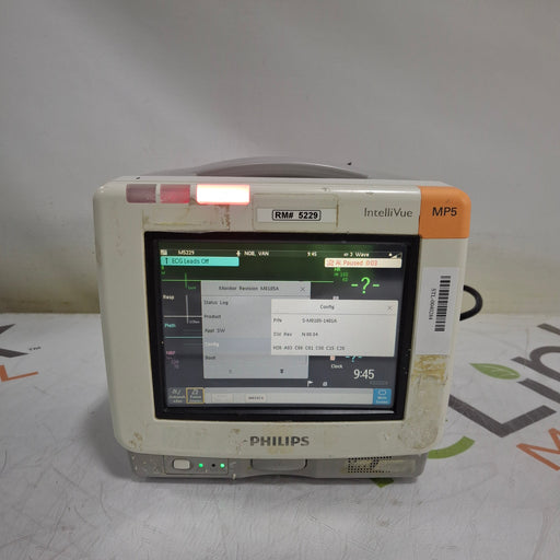 Philips Philips Intellivue MP5 - ECG, Fast SpO2, NIBP Patient Monitor Patient Monitors reLink Medical