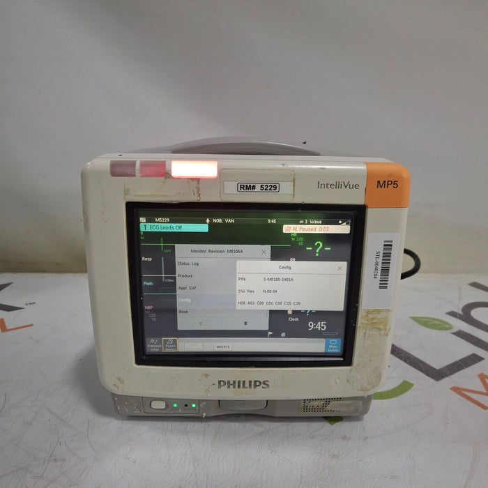 Philips Philips Intellivue MP5 - ECG, Fast SpO2, NIBP Patient Monitor Patient Monitors reLink Medical