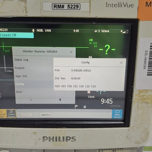 Philips Philips Intellivue MP5 - ECG, Fast SpO2, NIBP Patient Monitor Patient Monitors reLink Medical