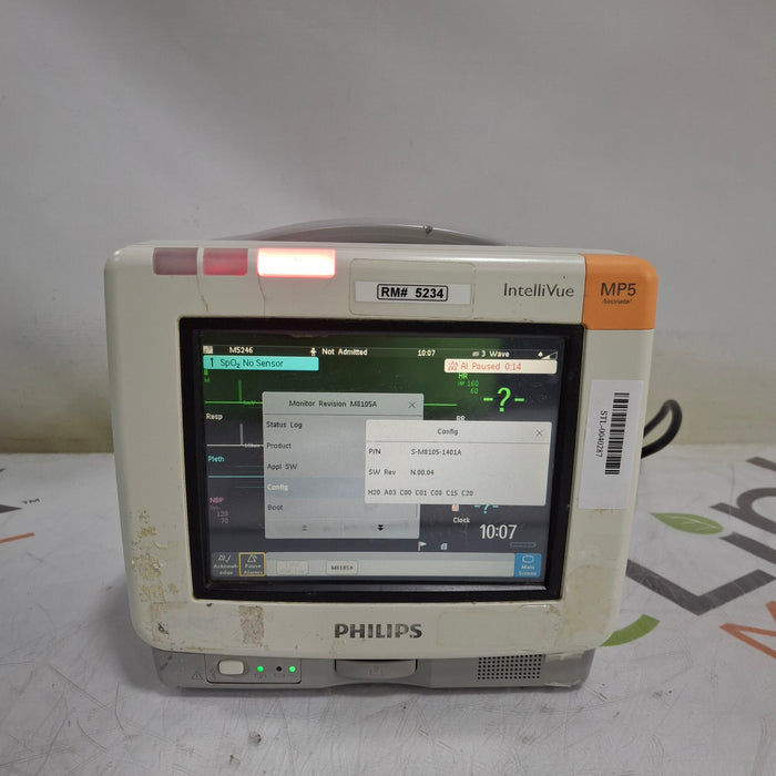 Philips Philips IntelliVue MP5 Neonatal Fast SpO2, ECG, NIBP Patient Monitor Patient Monitors reLink Medical