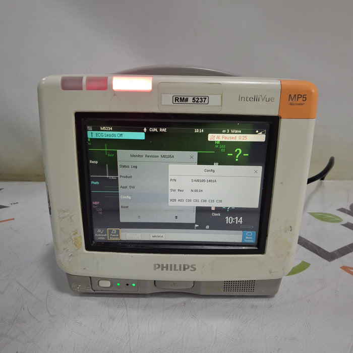 Philips IntelliVue MP5 Neonatal Fast SpO2, ECG, NIBP Patient Monitor