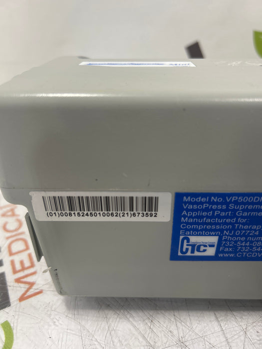 CTC CTC VasoPress Supreme Mini VP500DM Pump Surgical Equipment reLink Medical