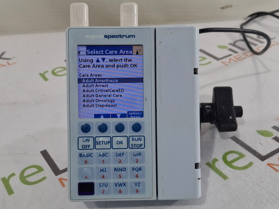 Baxter Sigma Spectrum 8.00.05 with A/B/G/N Battery Infusion Pump