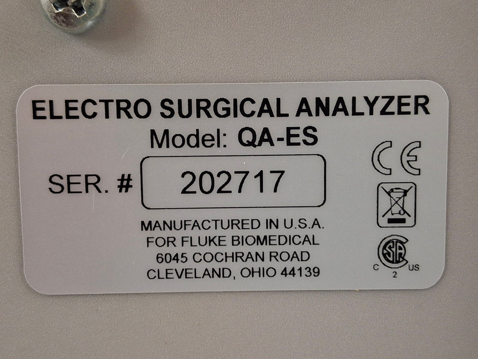 Fluke Fluke QA-ES II Electrosurgery Analyzer Test Equipment reLink Medical