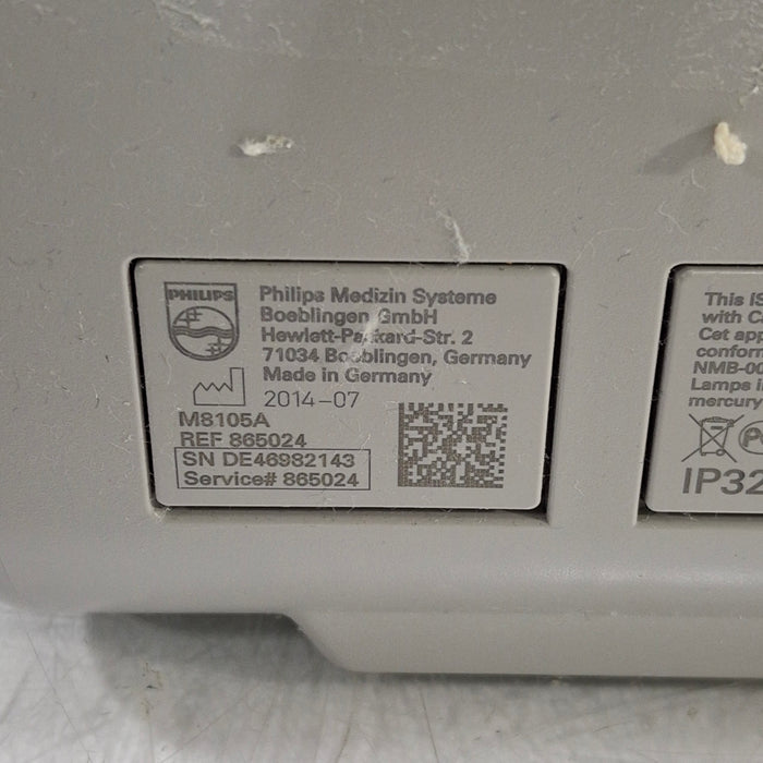 Philips Intellivue MP5 - ECG, Fast SpO2, NIBP Patient Monitor