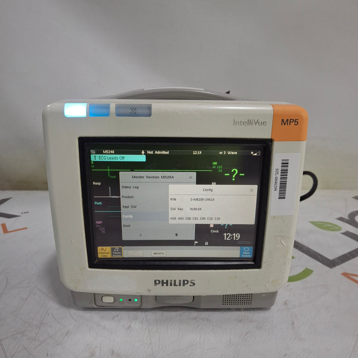 Philips Philips Intellivue MP5 - ECG, Fast SpO2, NIBP Patient Monitor Patient Monitors reLink Medical