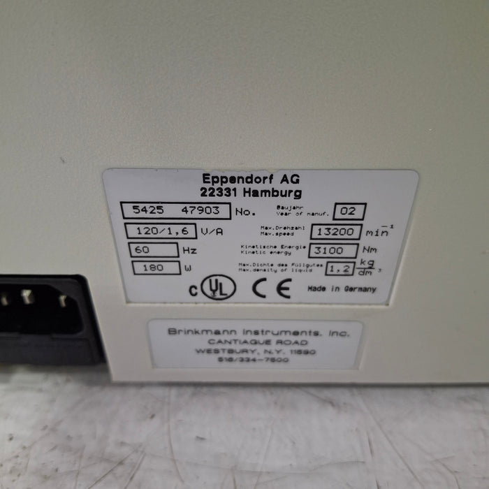 Eppendorf 5415D Centrifuge