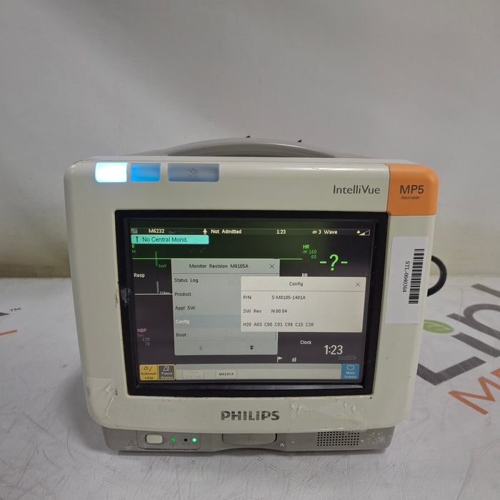 Philips Philips Intellivue MP5 - ECG, Fast SpO2, NIBP Patient Monitor Patient Monitors reLink Medical