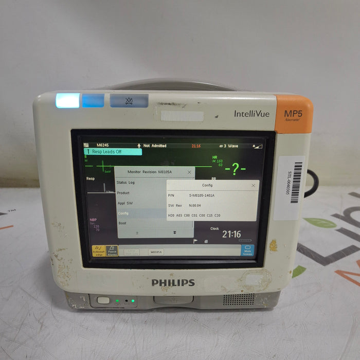 Philips Philips IntelliVue MP5 Neonatal Fast SpO2, ECG, NIBP Patient Monitor Patient Monitors reLink Medical