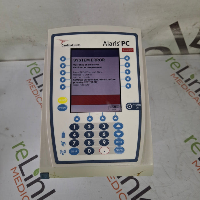 CareFusion CareFusion Alaris 8015 Small Screen POC Infusion Pump Infusion Pump reLink Medical