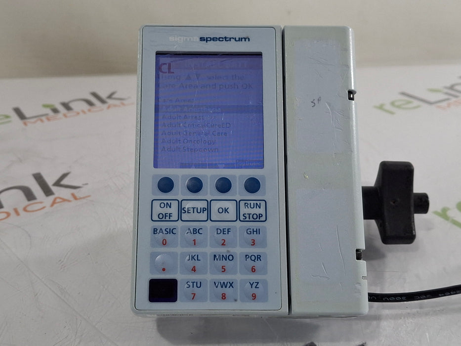 Baxter Sigma Spectrum 8.00.03 w/o Battery Infusion Pump