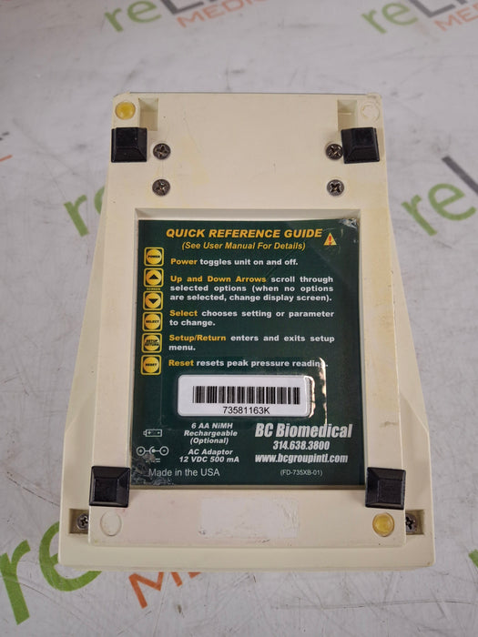 BC Biomedical NIBP-1020 Blood Pressure Simulator