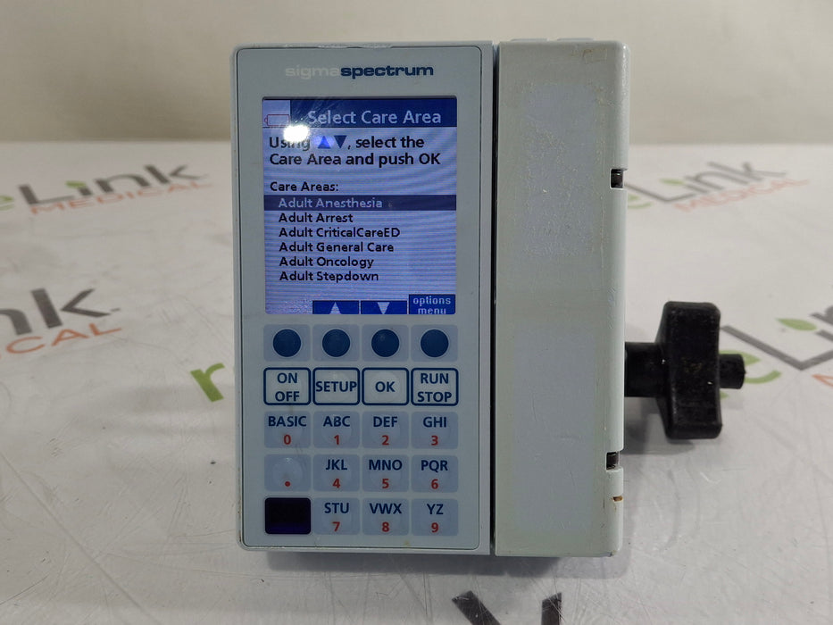 Baxter Baxter Sigma Spectrum 8.01.00 w/o Battery Infusion Pump Infusion Pump reLink Medical