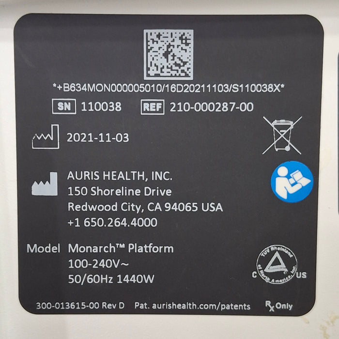 Johnson & Johnson Johnson & Johnson Auris Monarch Robotic Bronchoscopy Platform Surgical Equipment reLink Medical